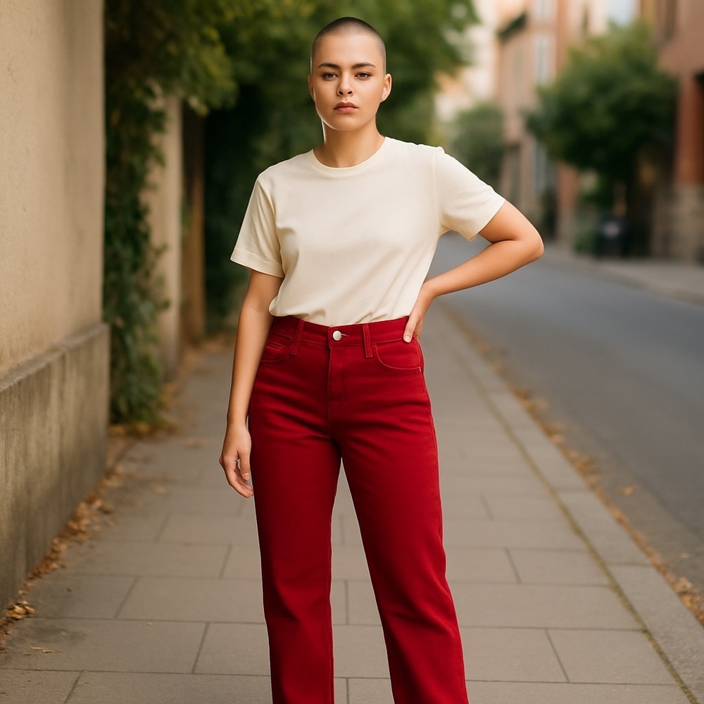 Vintage Levi’s Red High Rise Jeans - 50% donated to Psanctum nonprofit charity